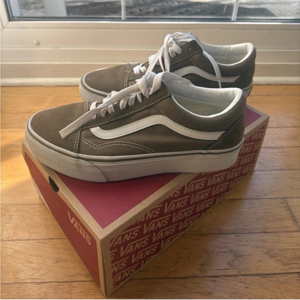 Vans Old Skool Sneakers -/Taupe & White